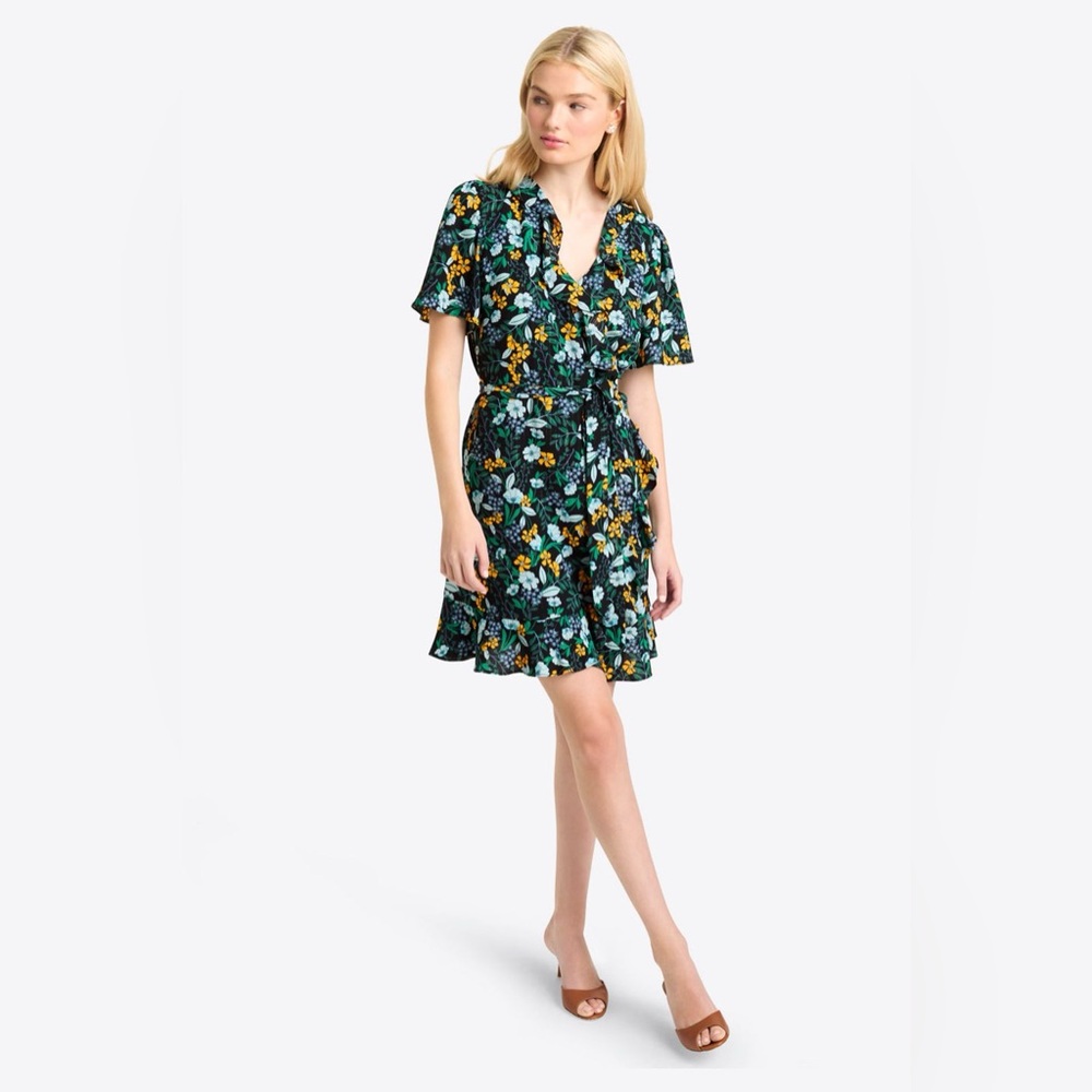 NWOT Draper James Reba Floral Wrap Dress